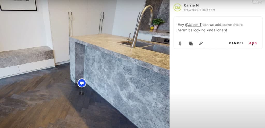 how to use matterport notes