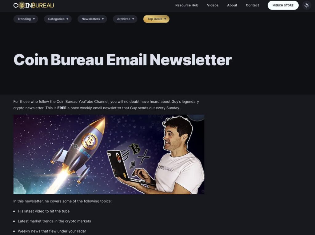 coin bureau newsletter