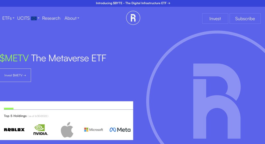 metaverse etf newsletter