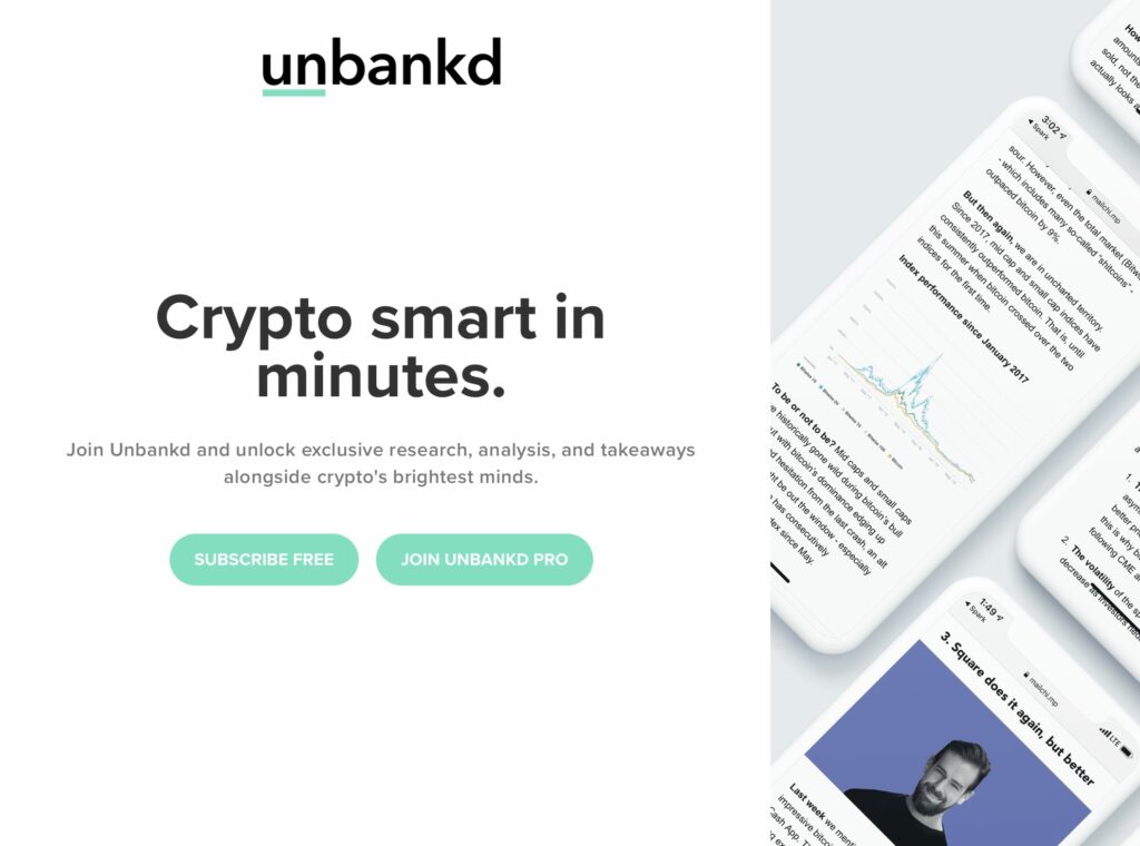 unbankd newsletter