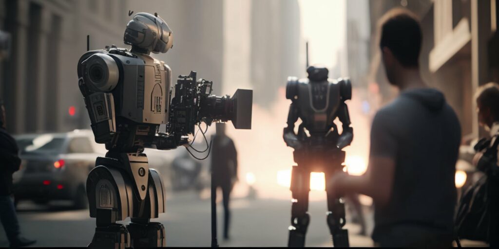 robot video director ai videos