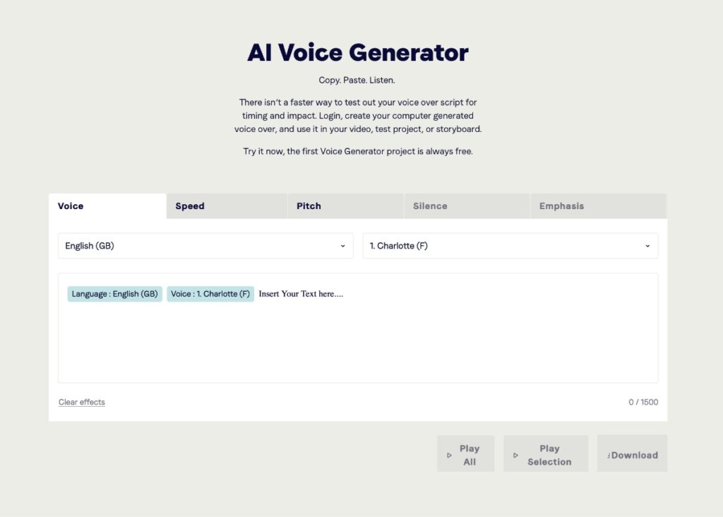 voicebooking ai generator